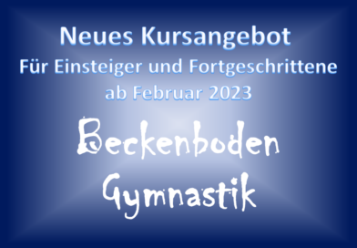Neuer Kurs – Beckenbodengymnastik