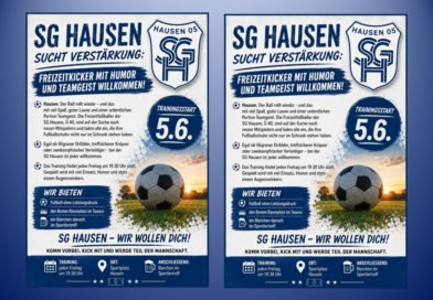⚽️ SG Hausen Freizeitkicker suchen Verstärkung! ⚽️