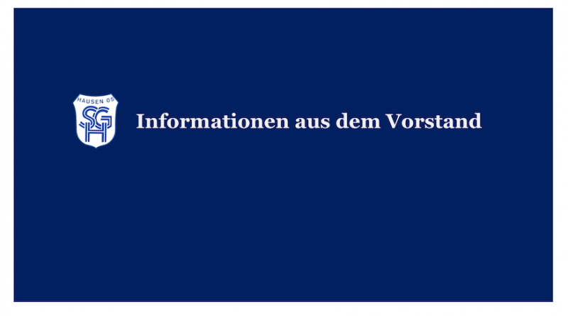 SG Hausen Jahreshauptversammlung am 28.04.2018 um 19.30 Uhr SG Hausen Jahreshauptversammlung am 28.04.2018 um 19.30 Uhr
